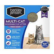 Berkley Jensen Multi-Cat Scoopable Cat Litter, 40 lbs.