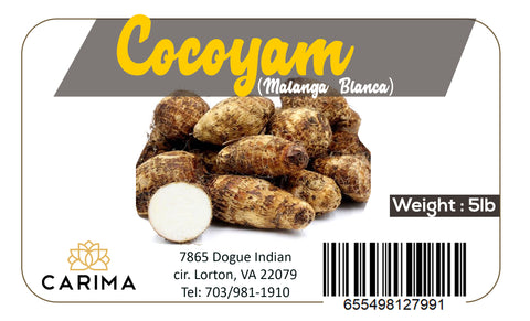 COCOYAM 3Lb (CARIMA MALANGA BLANCA )