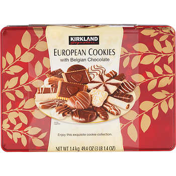 Kirkland Signature European Cookies with Belgian Chocolate, 49.4 oz