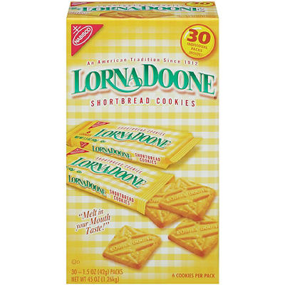 Nabisco Lorna Doone Shortbread Cookies, 30 pk. 1.5 oz