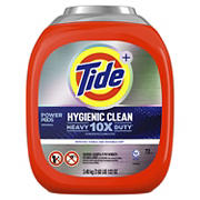 Tide PODS Hygienic Clean Heavy Duty Laundry Detergent Pacs, Original Scent, 72 ct.