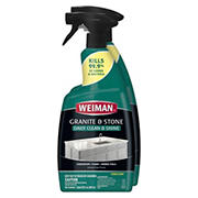 Weiman Granite and Stone Daily Cleaning and Shine Disinfectant, 2 pk