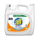 All Free and Clear Liquid Laundry Detergent with OXI Stain Removers and Whiteners, 250 oz.