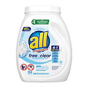 All Free and Clear Stainlifters Mighty Pacs Laundry Detergent, 134 ct.