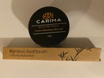 Carima Africa Teeth Whitening Charcoal Powder With Bamboo Brush